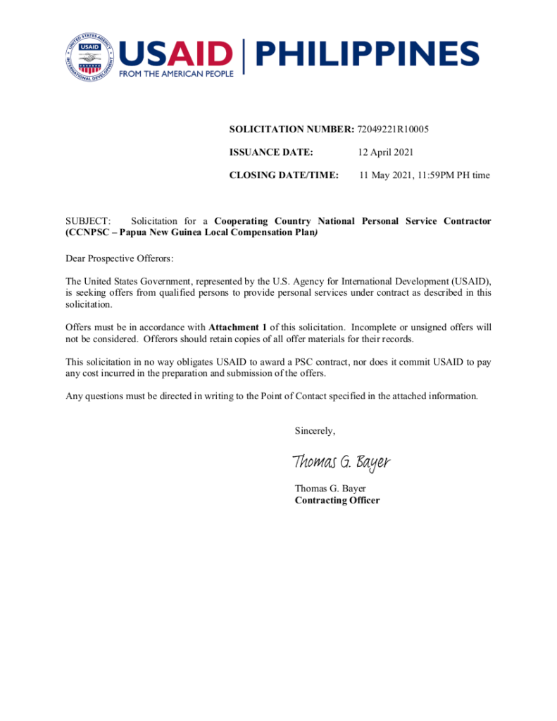 72049221R10005: Administrative Assistant, FSN-07