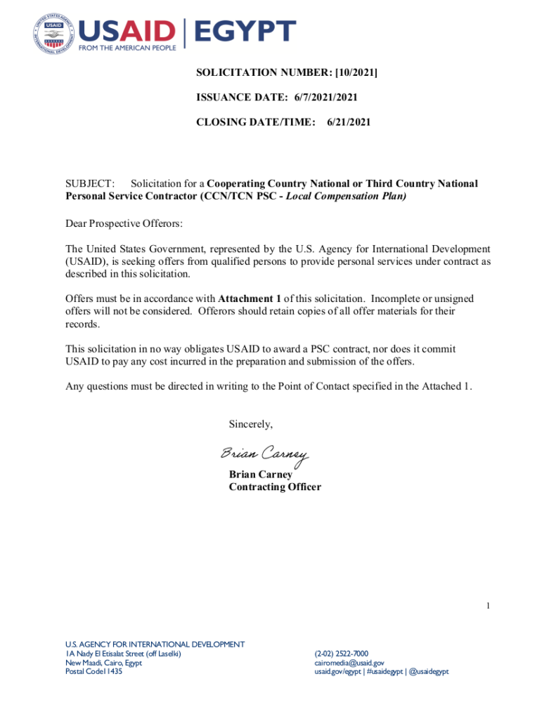 [10/2021] Administrative Assistant - Office of Education and Health (OEH) FSN-7