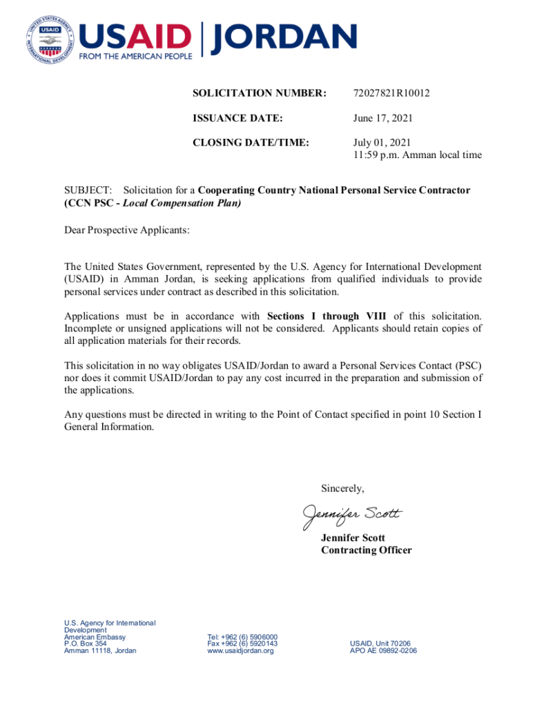 72027821R10012 - Project Management Specialist –Energy  Economic Development and Energy Office