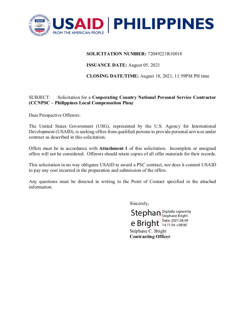 72049221R10018: Human Resources Specialist, FSN-10