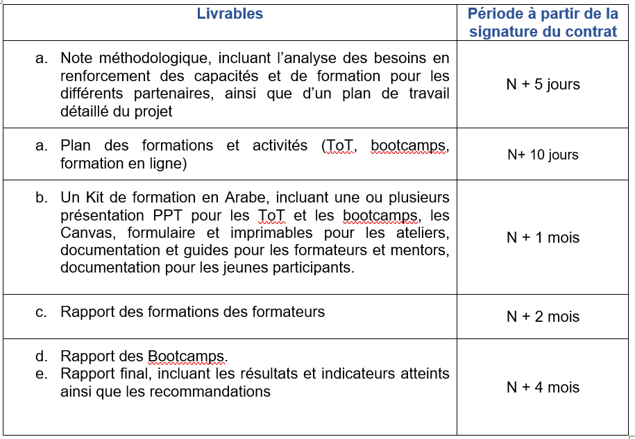 Consultation nationale Soutien technique au renforcement de la participation et l’autonomisation des jeunes à travers l’acquisition des compétences de vie et la promotion des innovations sociales