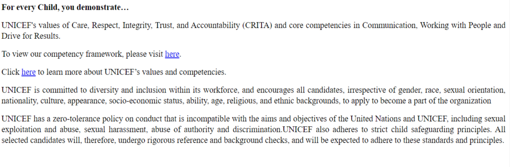 Individual Contractor: Communications, Advocacy and Partnerships Specialist, Education/UNGEI Education Section/ PD/ NYHQ/Home Based, Req.# 543640